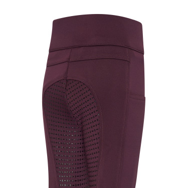 Legging de equitação Imperial Riding Tessy FullGrip KIDS Figue Violeta