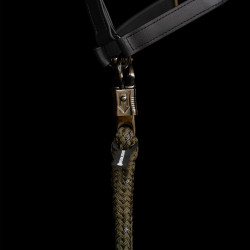 Corda de amarração Imperial Riding Deluxe anti-pânico Verde-oliva