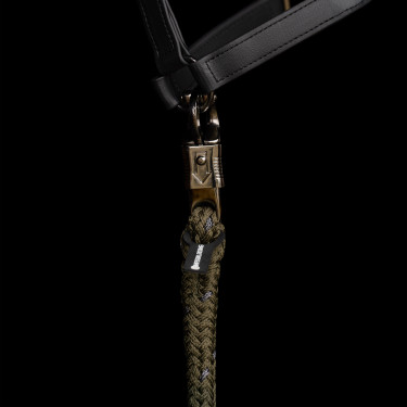 Corda de amarração Imperial Riding Deluxe anti-pânico Verde-oliva