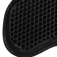 Amortecedor de gel hexagonal lã de carneiro Acavallo Preto / branco Amortecedor de gel hexagonal lã de carneiro Acavallo Preto / branco