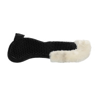 Amortecedor de gel hexagonal lã de carneiro Acavallo Preto / branco Amortecedor de gel hexagonal lã de carneiro Acavallo Preto / branco