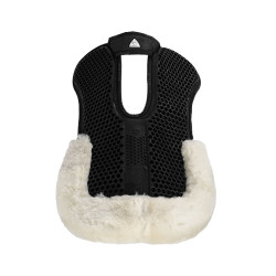 Amortecedor de gel hexagonal lã de carneiro Acavallo Preto / branco