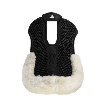 Amortecedor de gel hexagonal lã de carneiro Acavallo Preto / branco