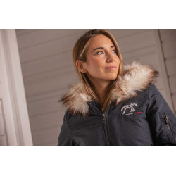 Bombers Pénélope Lyon Brilho marinho Azul