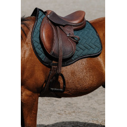 Almofada de sela Equithème Impulsion Verde