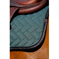 Almofada de sela Equithème Impulsion Verde Almofada de sela Equithème Impulsion Verde