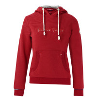 Sweat com capuz Equithème Britney Cereja Vermelho Sweat com capuz Equithème Britney Cereja Vermelho