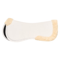 Amortecedor de dorso Imperial Riding Suede Pêlo Branco Amortecedor de dorso Imperial Riding Suede Pêlo Branco
