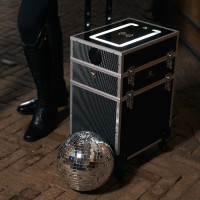 Caixa de grooming Imperial Riding Disco Preto