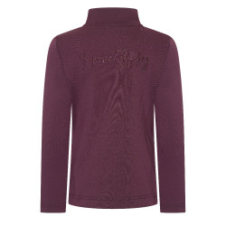 Cardigã Imperial Riding Carla infantil Figue Violeta