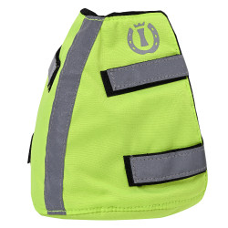 Protetores de dedos para estribos Imperial Riding Reflective, conjunto com 2 peças Amarelo