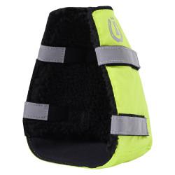 Protetores de dedos para estribos Imperial Riding Reflective, conjunto com 2 peças Amarelo