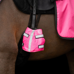 Protetores de dedos para estribos Imperial Riding Reflective, conjunto com 2 peças Rosa