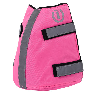 Protetores de dedos para estribos Imperial Riding Reflective, conjunto com 2 peças Rosa