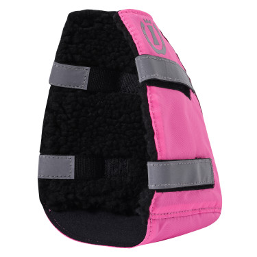 Protetores de dedos para estribos Imperial Riding Reflective, conjunto com 2 peças Rosa