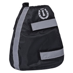 Protetores de dedos para estribos Imperial Riding Reflective, conjunto com 2 peças Preto Protetores de dedos para estribos Imperial Riding Reflective, conjunto com 2 peças Preto