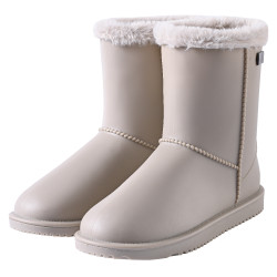Botas de estábulo Imperial Riding com pelo para mulher Creme Bege