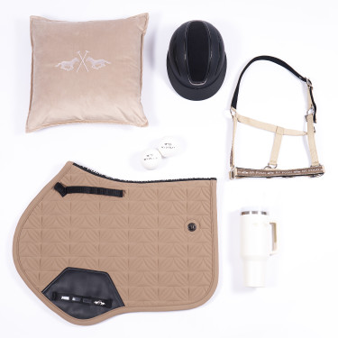 Almofada HV Polo Kelly Champanhe Bege Almofada HV Polo Kelly Champanhe Bege