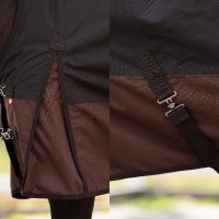 Capa de exterior Imperial Riding Customized High Neck 300g Bordô / castanho-claro Bord&amp;amp;amp;amp;amp;ocirc;