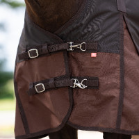 Manta de exterior Imperial Riding Customized High Neck polar Castanho escuro / castanho claro