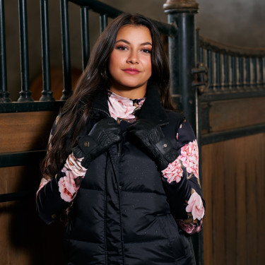 Colete sem mangas Imperial Riding Belle feminino Preto