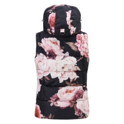 Colete acolchoado sem mangas Imperial Riding Flora mulher Estampa floral Motivos