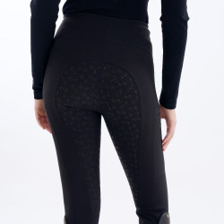 Legging de equitação Euro-Star Empower winter FullGrip feminino Preto