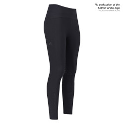Legging de equitação Euro-Star Empower winter FullGrip feminino Preto