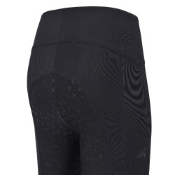 Legging de equitação Euro-Star Empower winter FullGrip feminino Preto