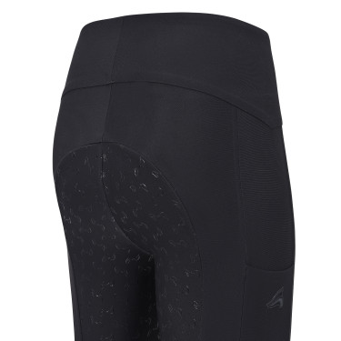 Legging de equitação Euro-Star Empower winter FullGrip feminino Preto