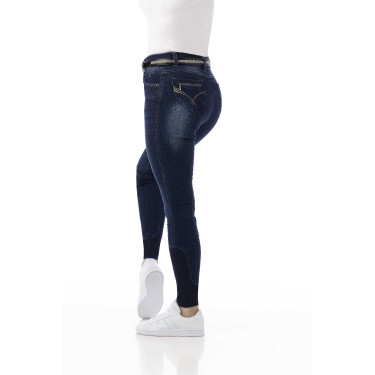 Jeans feminino Equithème Texas Azul denim Jeans feminino Equithème Texas Azul denim