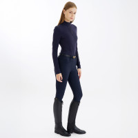 Legging de equitação Euro-Star Enforce winter FullGrip feminino Noite Azul-marinho