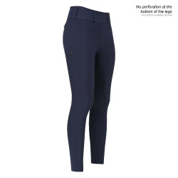Legging de equitação Euro-Star Enforce winter FullGrip feminino Noite Azul-marinho