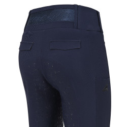 Legging de equitação Euro-Star Enforce winter FullGrip feminino Noite Azul-marinho