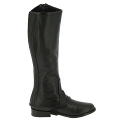 Mini-perneiras Equithème couro Preto