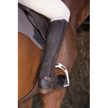 Mini-perneiras Equithème couro Mini-perneiras Equithème couro