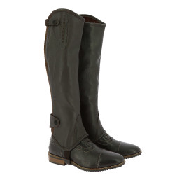 Mini-chaps Equithème Soft Havana Castanho