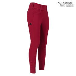 Legging de equitação Euro-Star Enforce winter FullGrip feminino Amarante