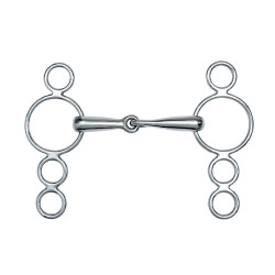 Mors ajustável Feeling 4 argolas maciço Mors ajustável Feeling 4 argolas maciço