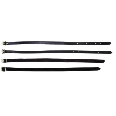 Correias de esporas Riding World em couro Correias de esporas Riding World em couro