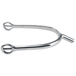 Esporas Feeling Prince de Galles compensadas com passadores arredondados em inox Esporas Feeling Prince de Galles compensadas com passadores arredondados em inox