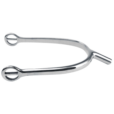 Esporas Feeling Prince de Galles compensadas com passadores arredondados em inox Esporas Feeling Prince de Galles compensadas com passadores arredondados em inox