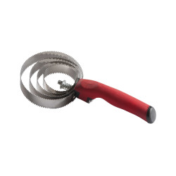 Raspadeira metálica redonda com cabo Soft Vermelho