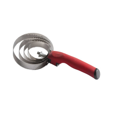 Raspadeira metálica redonda com cabo Soft Vermelho