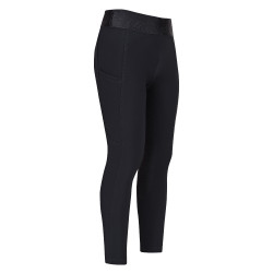 Legging de equitação Euro-Star Impress FullGrip infantil Preto