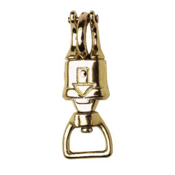 Mosquetão de pânico latonado