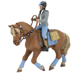 Figura Cavalo do jovem cavaleiro Papo Figura Cavalo do jovem cavaleiro Papo