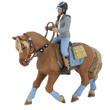 Figura Cavalo do jovem cavaleiro Papo Figura Cavalo do jovem cavaleiro Papo