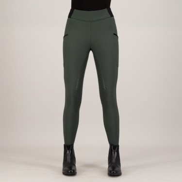 Legging de equitação HV Polo Estrelle FullGrip feminino Verde petróleo Legging de equitação HV Polo Estrelle FullGrip feminino Verde petróleo