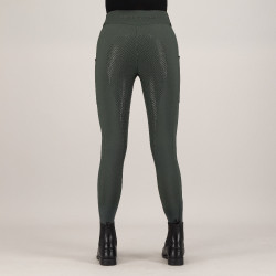 Legging de equitação HV Polo Estrelle FullGrip feminino Verde petróleo Legging de equitação HV Polo Estrelle FullGrip feminino Verde petróleo
